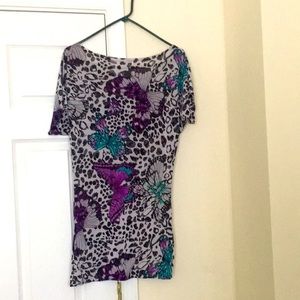 Stretchy long blouse